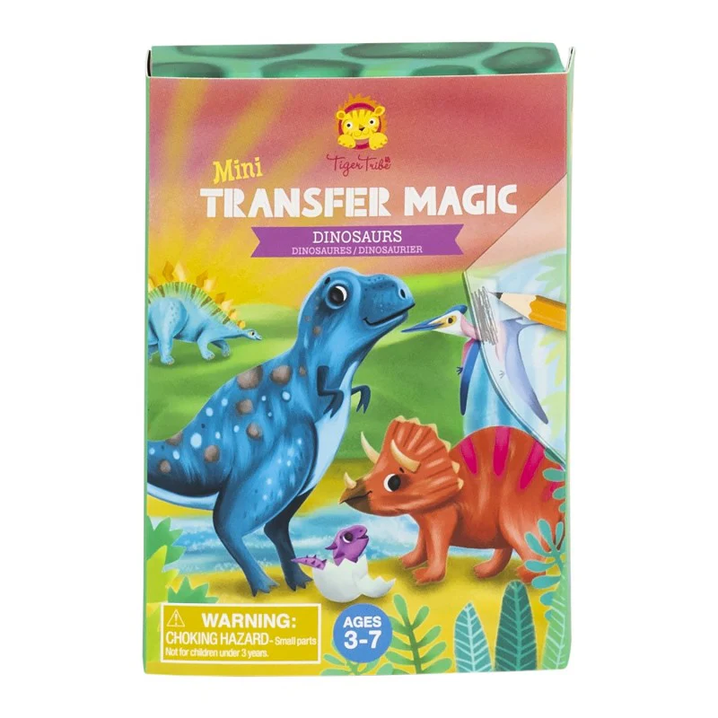 Tiger Tribe Mini Transfer Mágico - Dinossauros