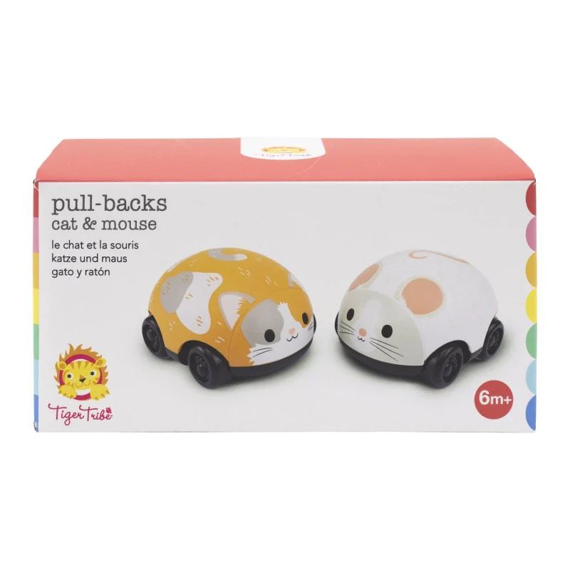 Tiger Tribe Pull Backs - Gato e Rato