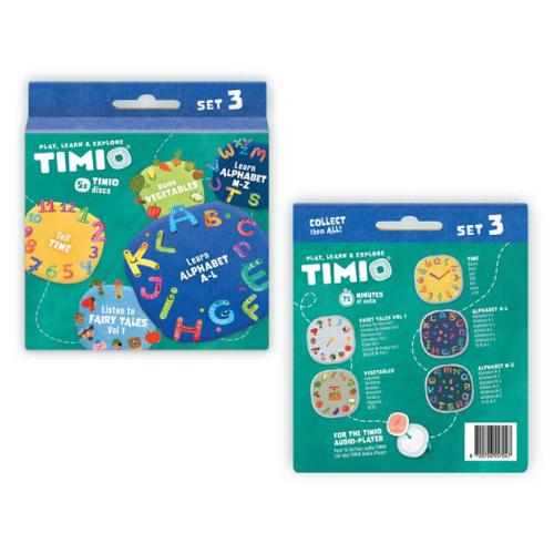 Timio Conjunto 3 de 5 discos Contos de fadas, Tempo, Legumes, Alfabeto - Image 6