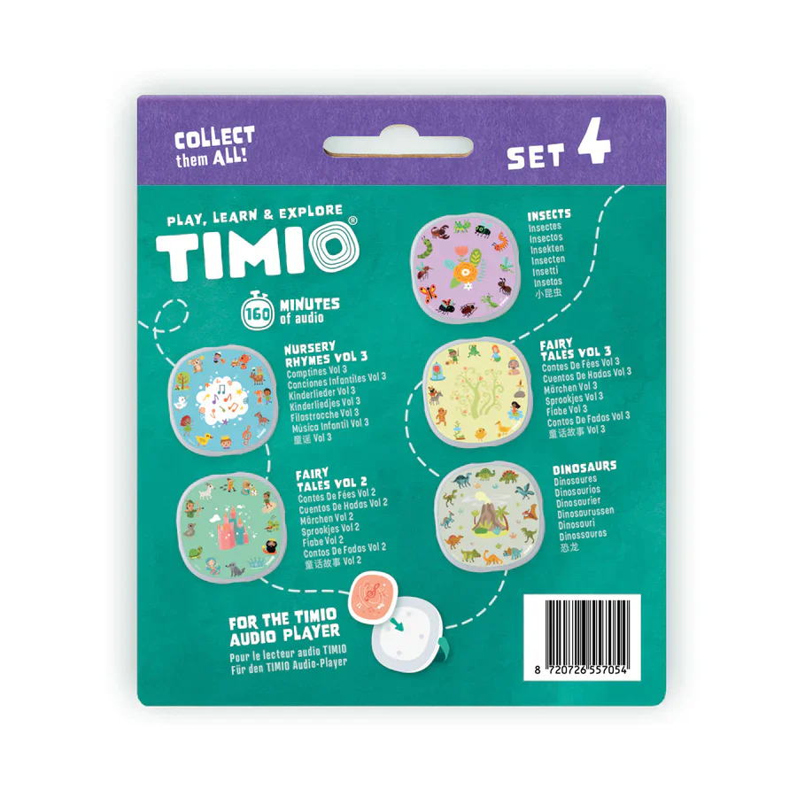 Timio Conjunto 4 de 5 discos Canções, Contos de fadas, Dinossauros, Pequenos insetos - Image 4