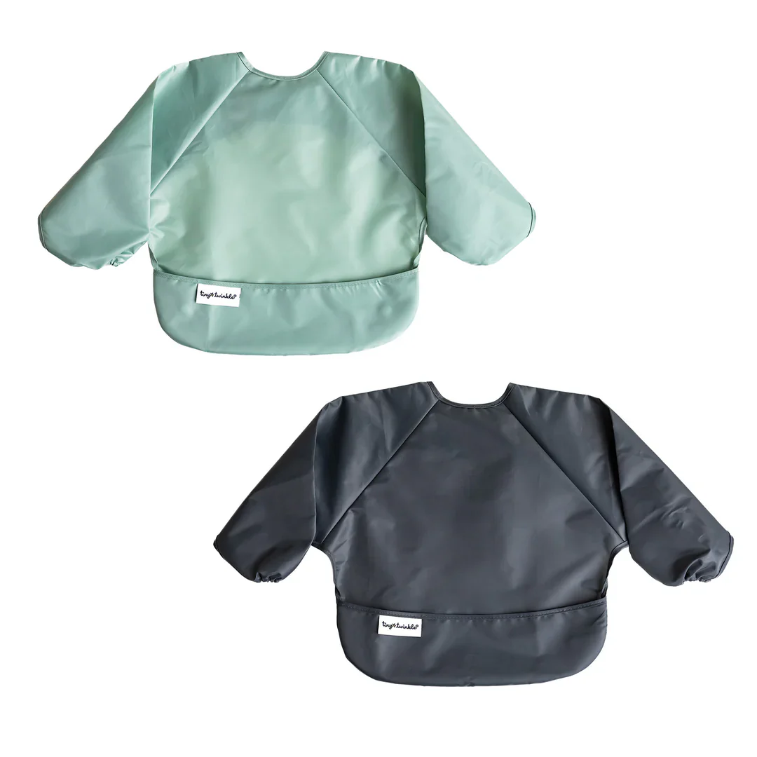Tiny Twinkle Conj. 2 babetes com mangas Verde/Cinza