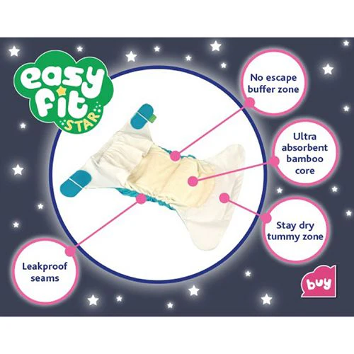 TotsBots Fralda Reutilizável Tudo em 1 Easyfit Star  - Mucky Pups - Image 3