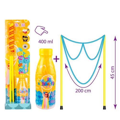 Tuban Bolas de Sabão 400ml com Varinha Dupla 200x45cm - Image 2