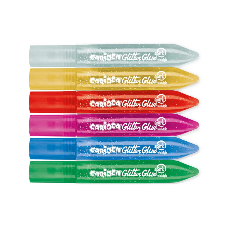 CARIOCA Tubos de cola GLITTER - Image 3