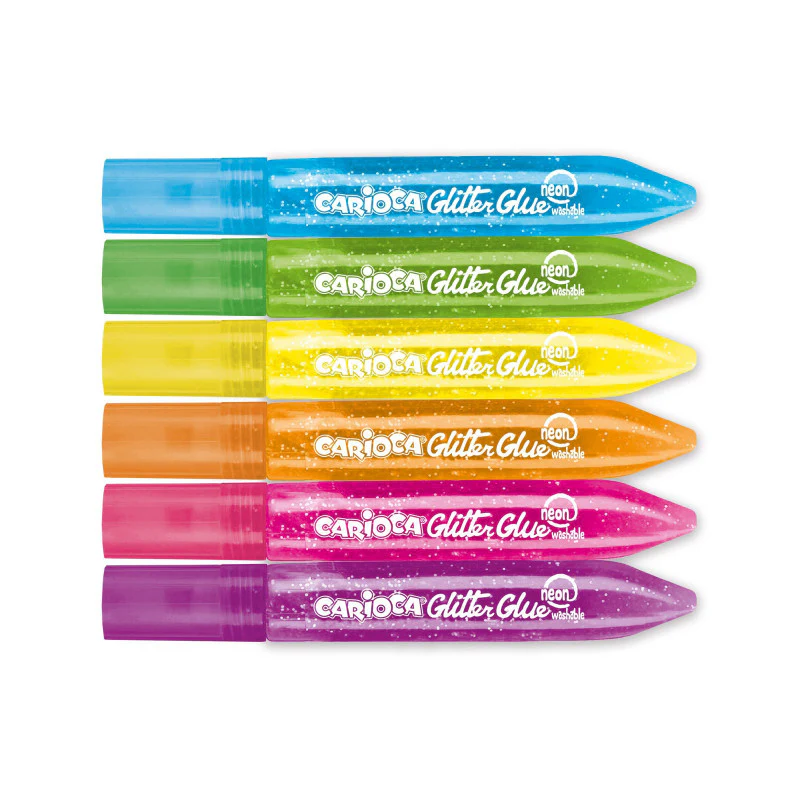 CARIOCA Tubos de cola GLITTER - Image 4
