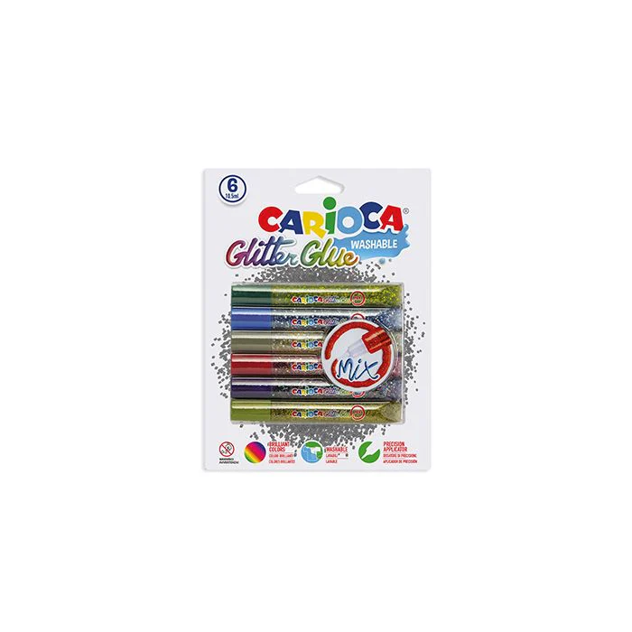 CARIOCA Tubos de cola GLITTER - Image 5