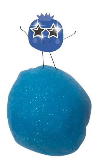 Tutti Frutti Plasticina - Pote individual com glitter - Image 3