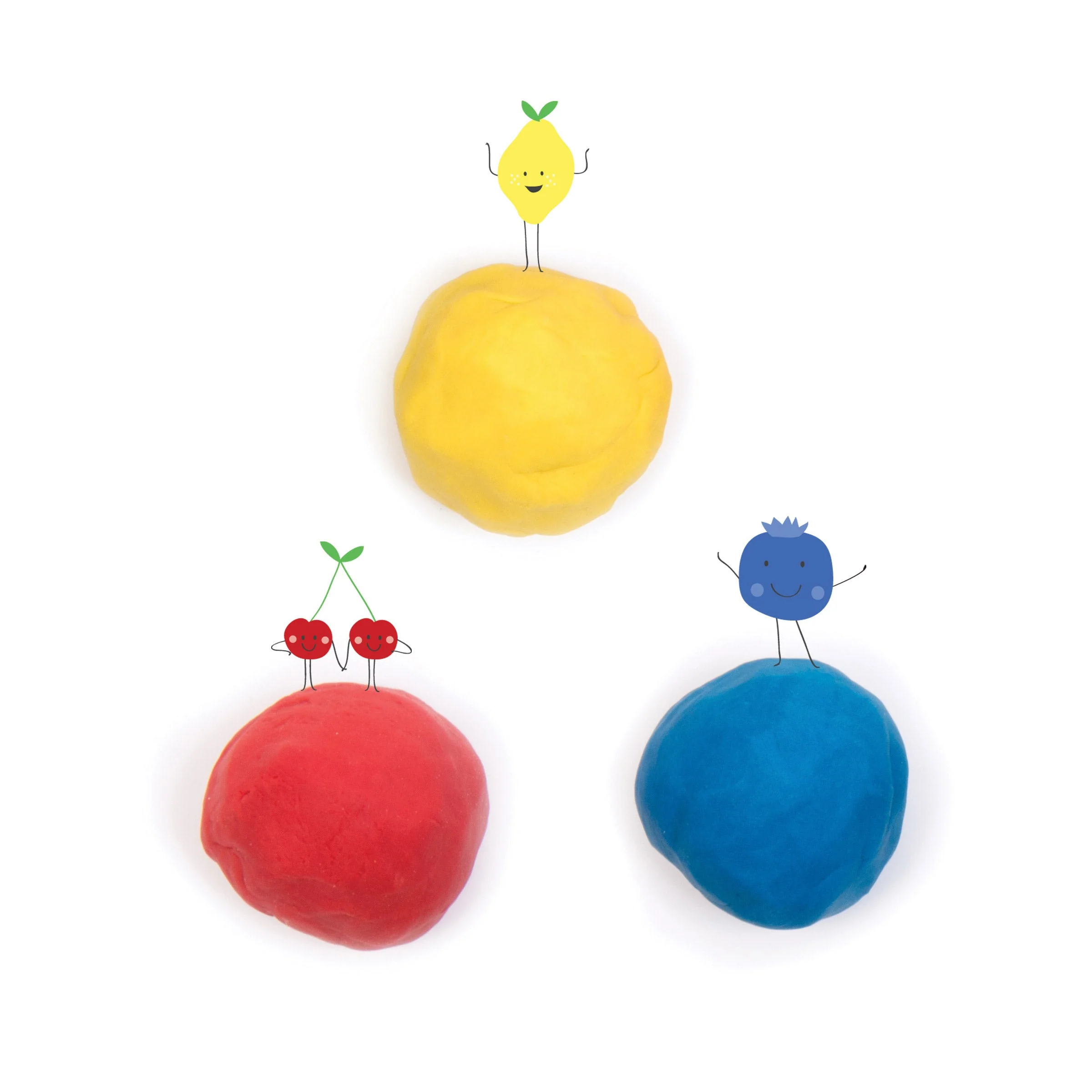 Tutti Frutti Plasticina - Pote individual com glitter - Image 6