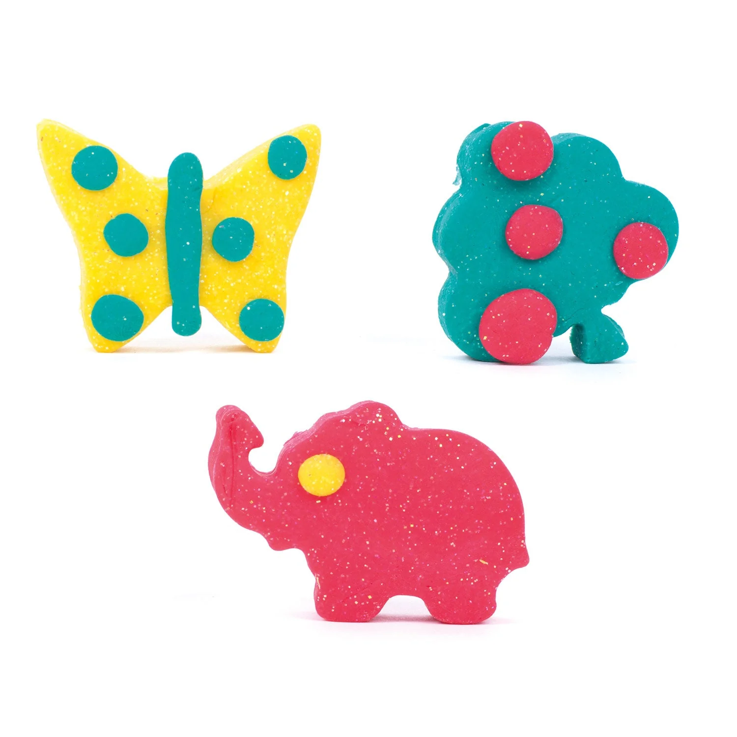 Tutti Frutti Plasticina - Pote individual com glitter - Image 8