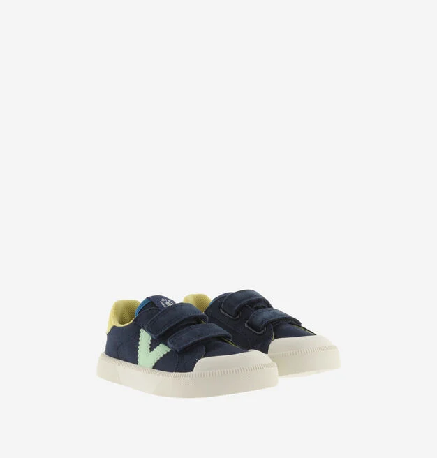 Victoria Barefoot Sapatilhas Oliver Tiras de Lona Marinho - Image 6