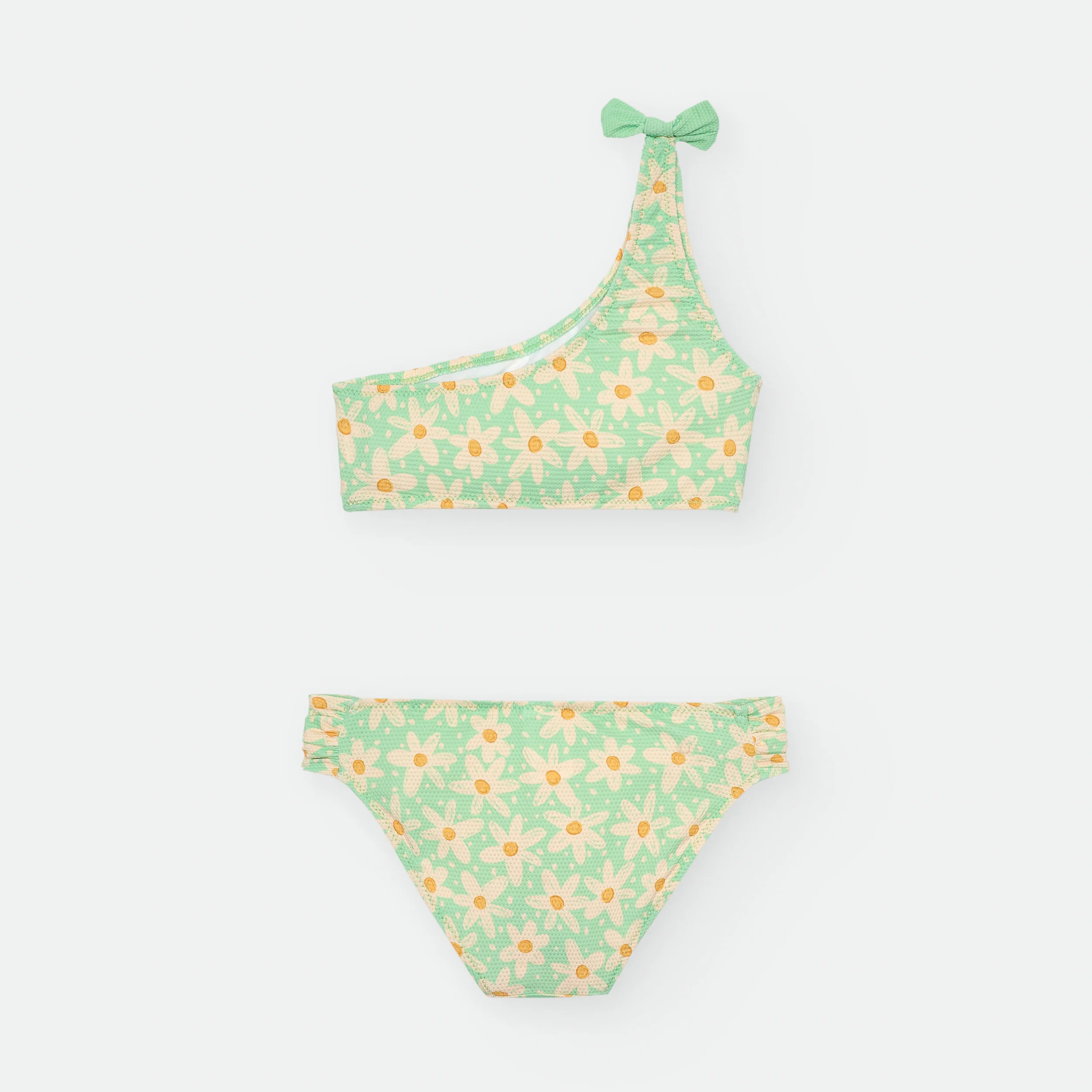 Waterlemon matchy Bikini praia Menina Verde com flores - Image 3