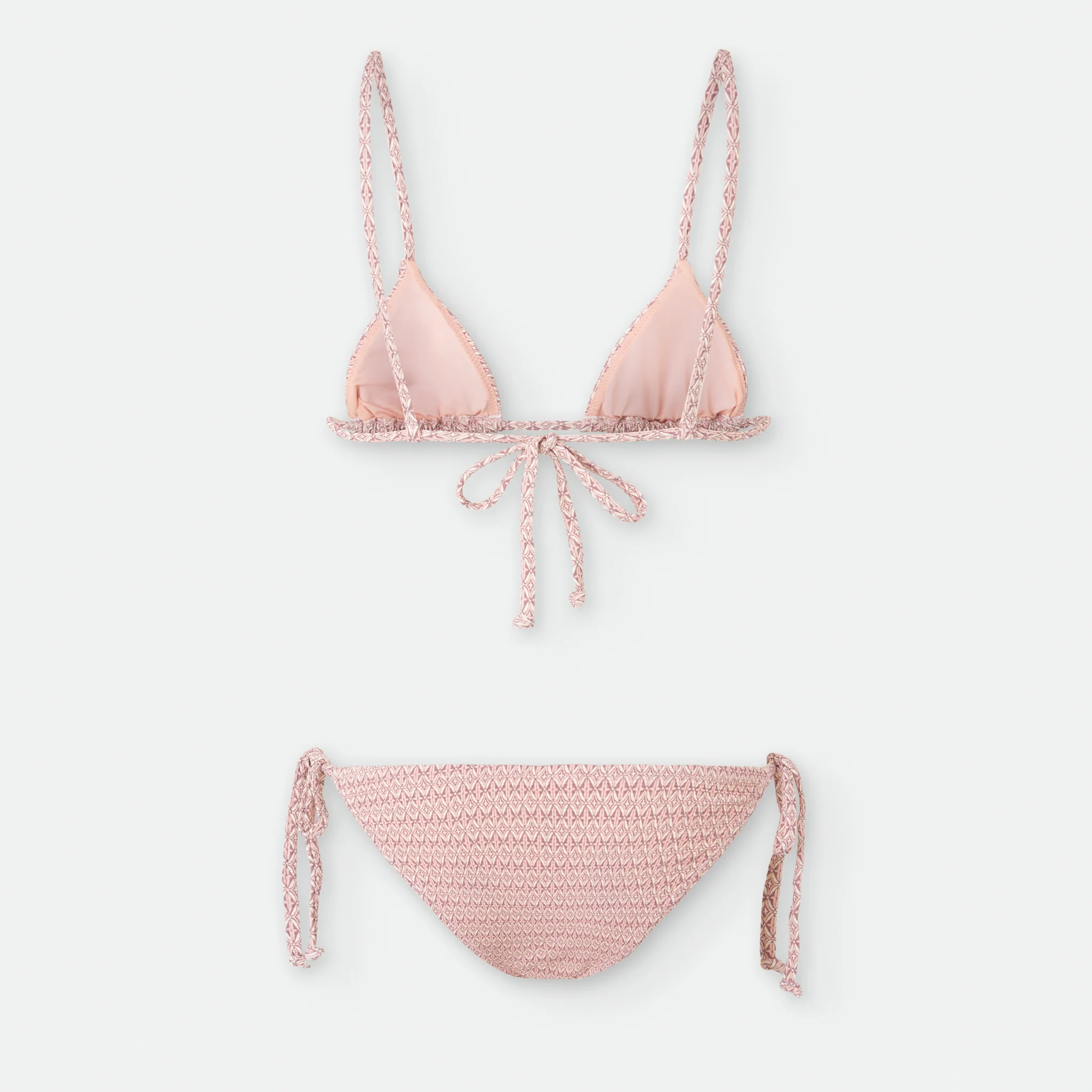 Waterlemon Bikini praia adulto  - Senhora Rosa com geométrico - Image 2