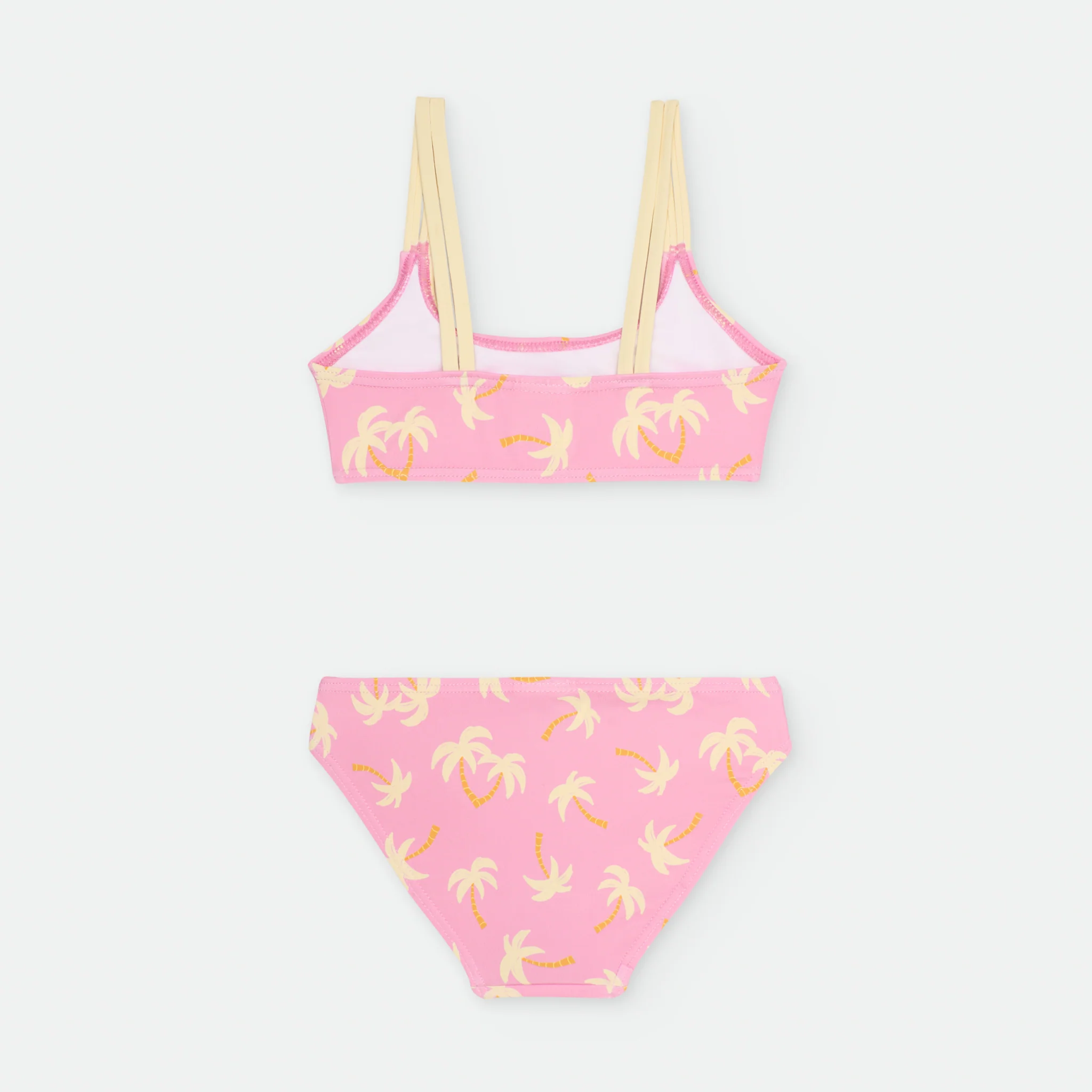 Waterlemon Bikini praia Menina Rosa com Palmeiras - Image 2
