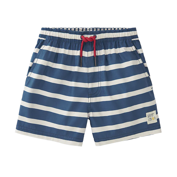 Waterlemon matchy Calção Praia adulto - Piscina Homem Azul com riscas XL