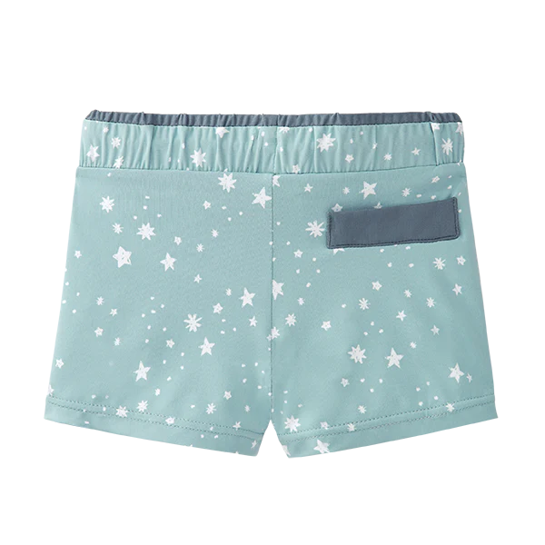 Waterlemon matchy Calção/Boxer praia lycra de Menino Azul com Estrelas - Image 2