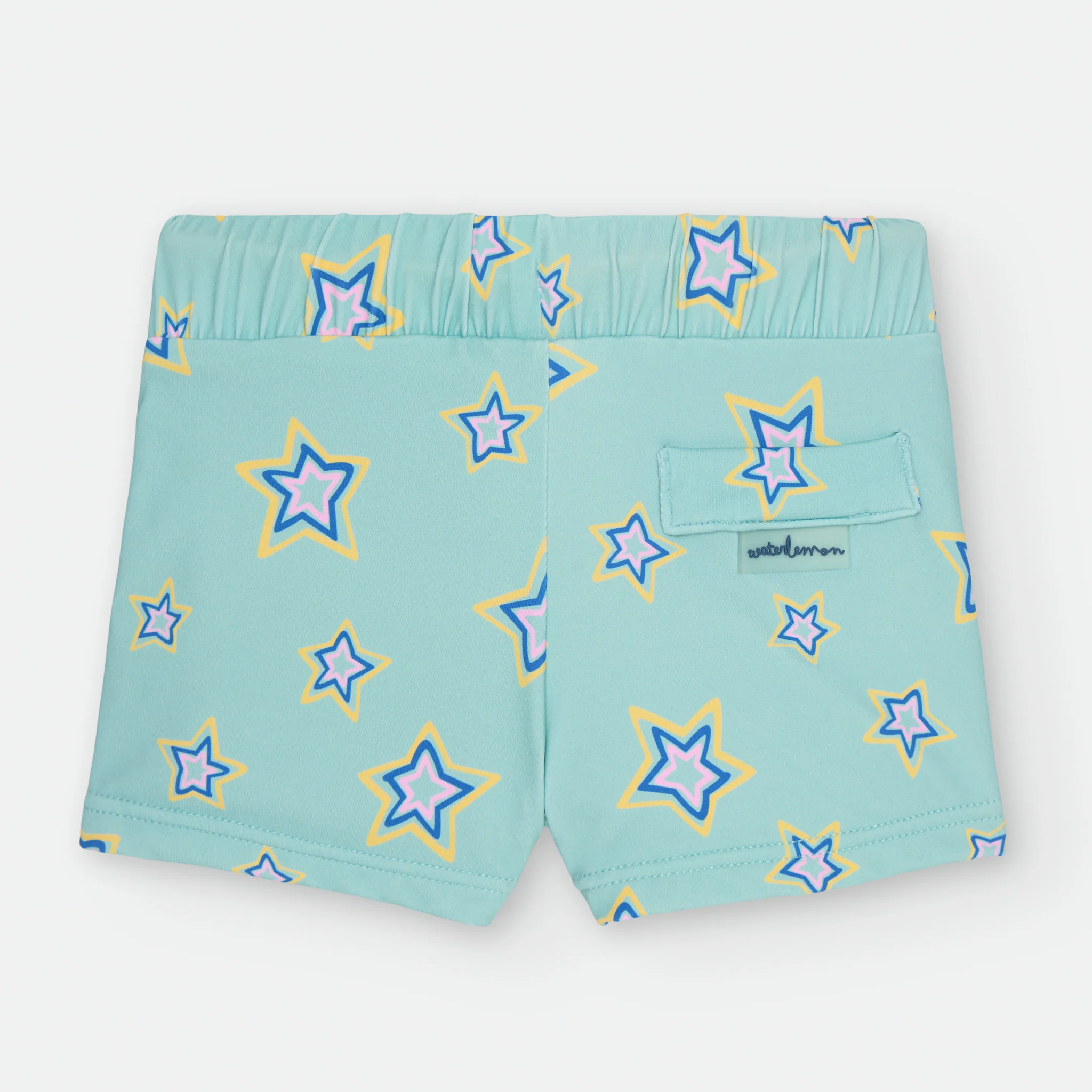 Waterlemon Calção praia lycra - Piscina Turquesa com Estrelas - Image 2