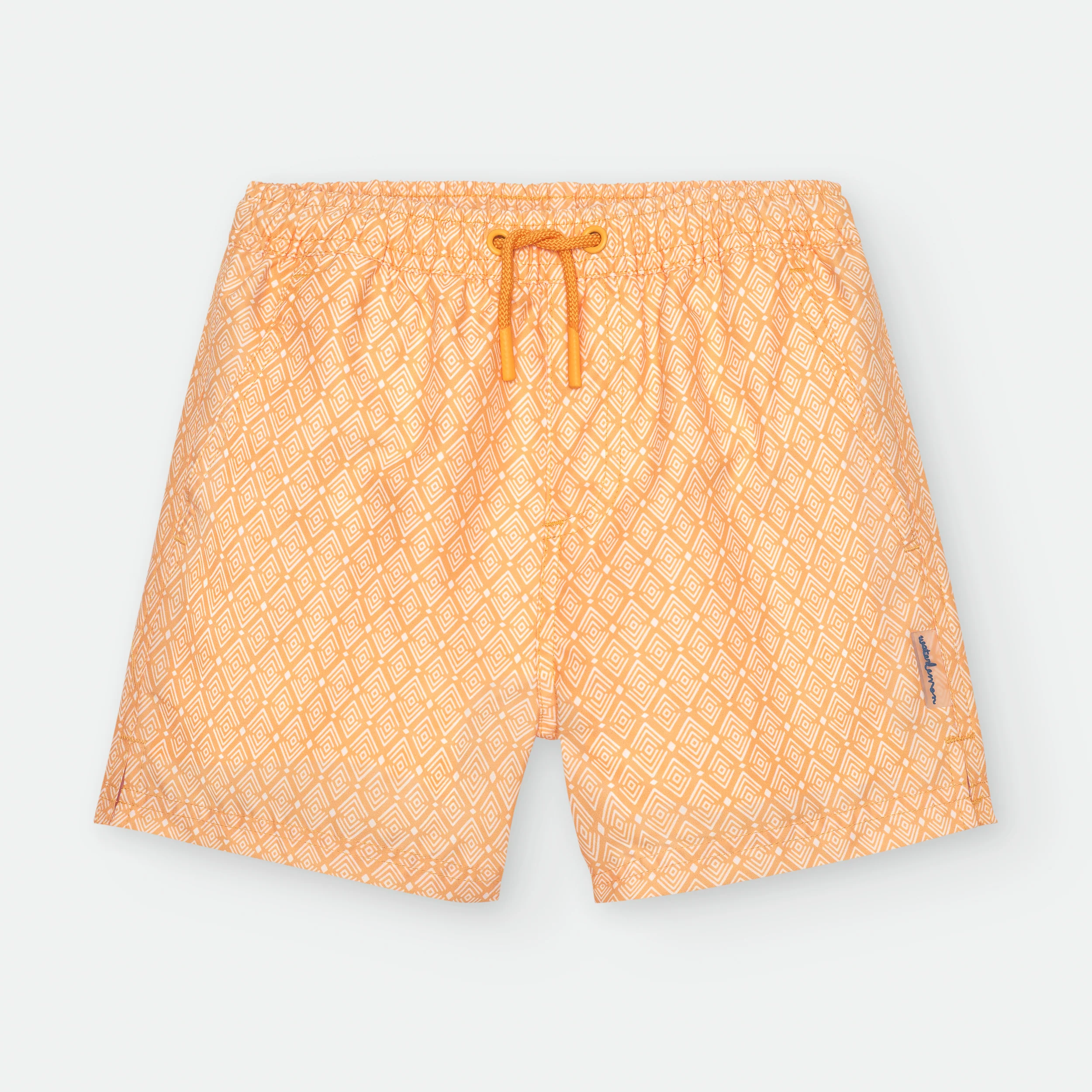 Waterlemon Calção tecido de Praia - Piscina Laranja - Adulto