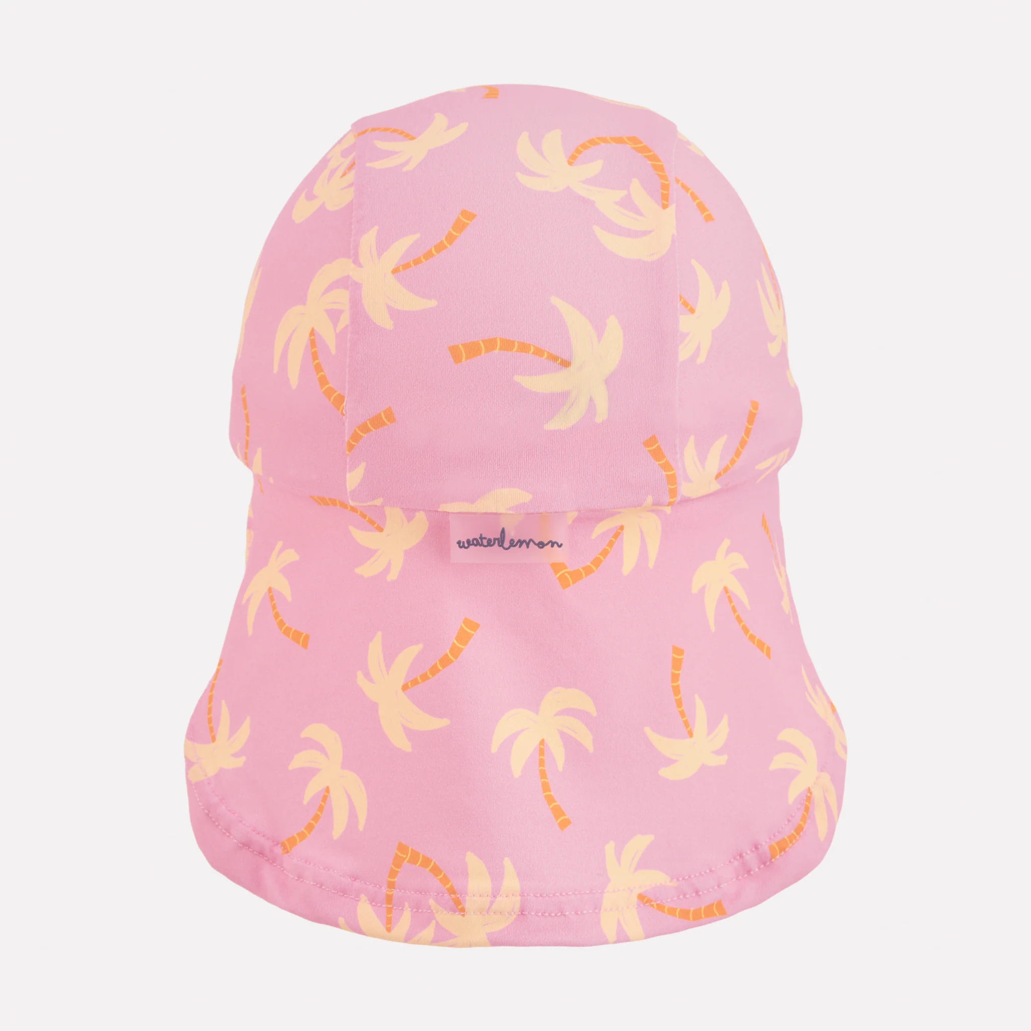 Waterlemon Chapéu de banho com abas e proteção UV 50+ Rosa com Palmeiras - Image 2