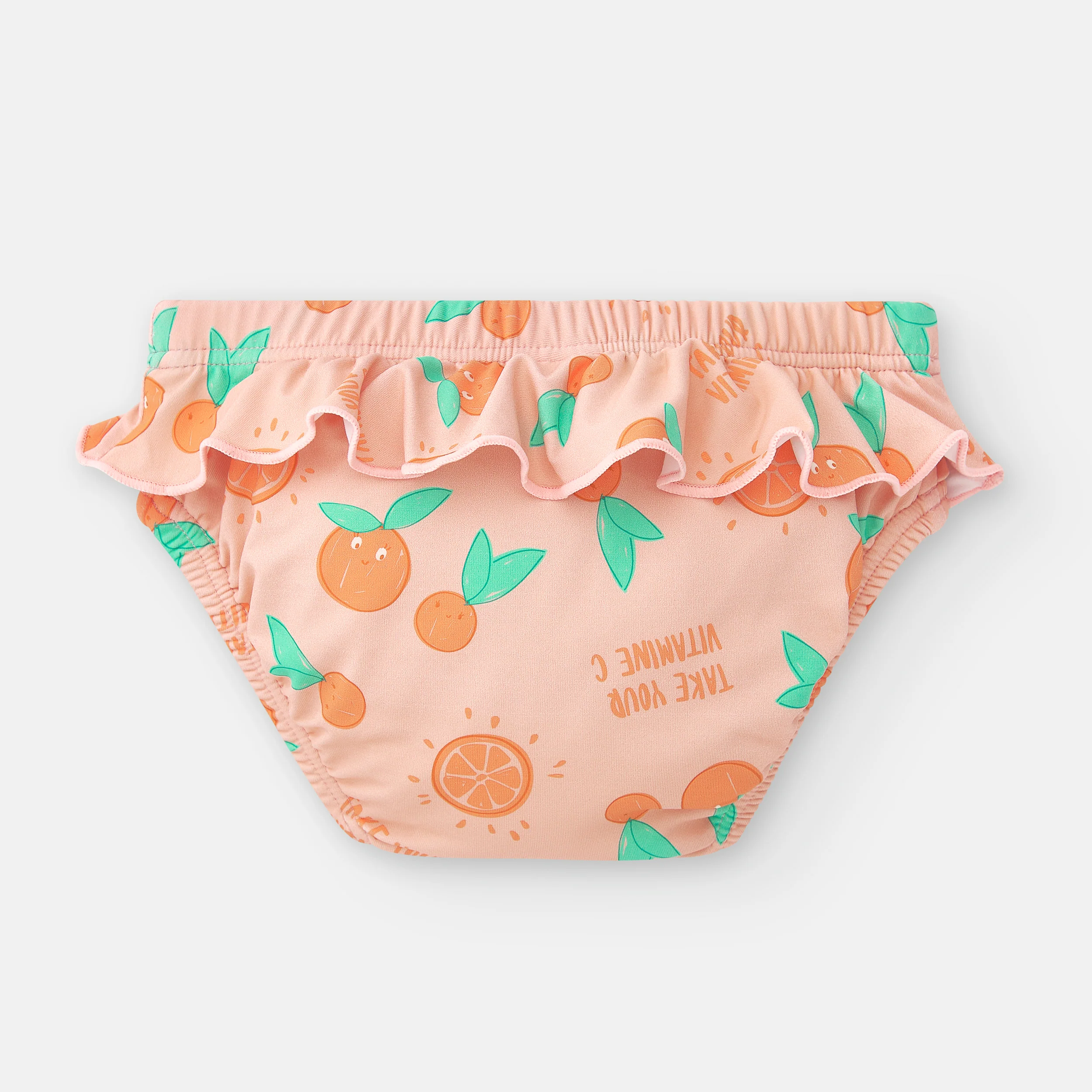 Waterlemon Cueca/fralda de Praia - Piscina Laranjas com folhos - Image 2