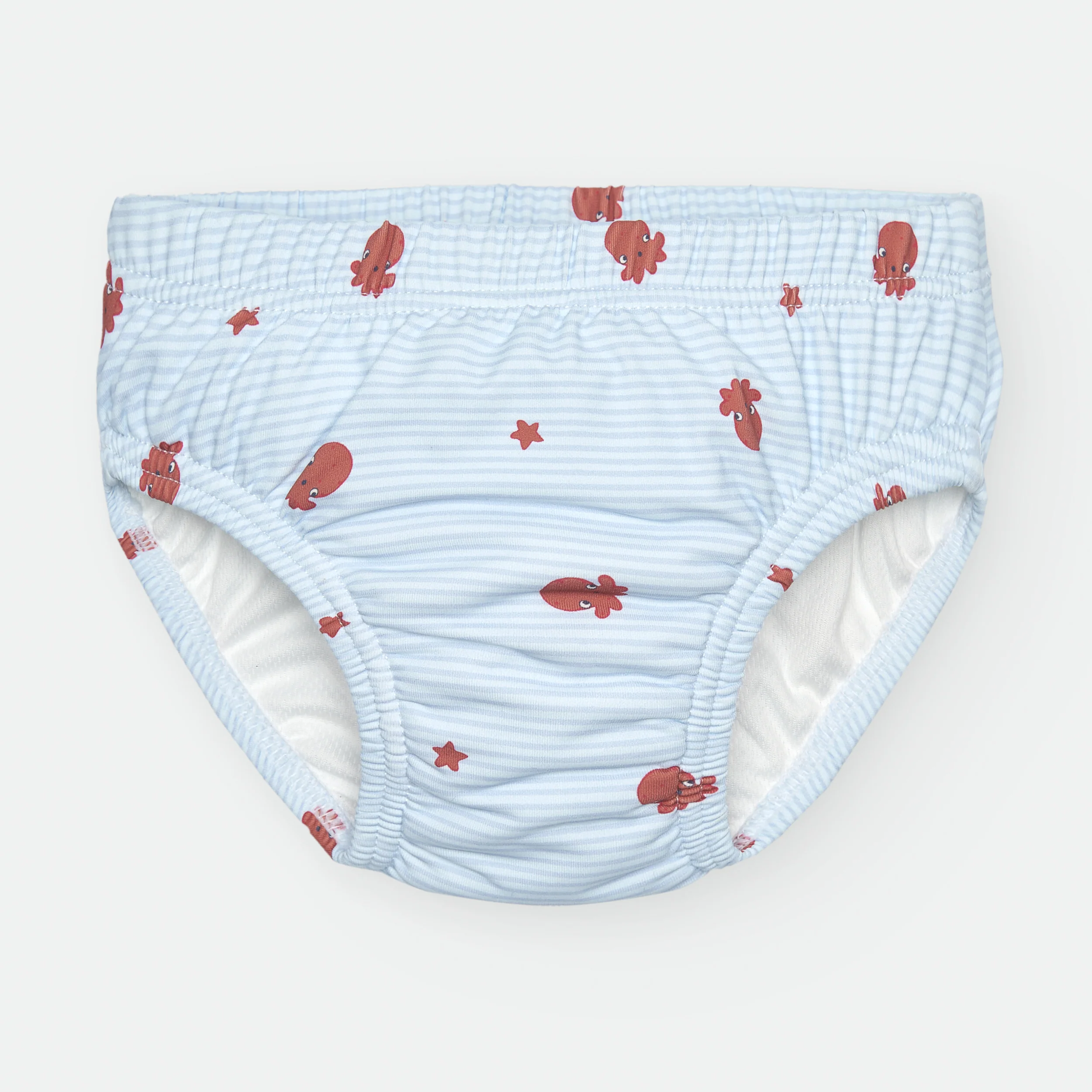 Waterlemon Cueca/Fralda de Praia - Piscina Azul com polvos