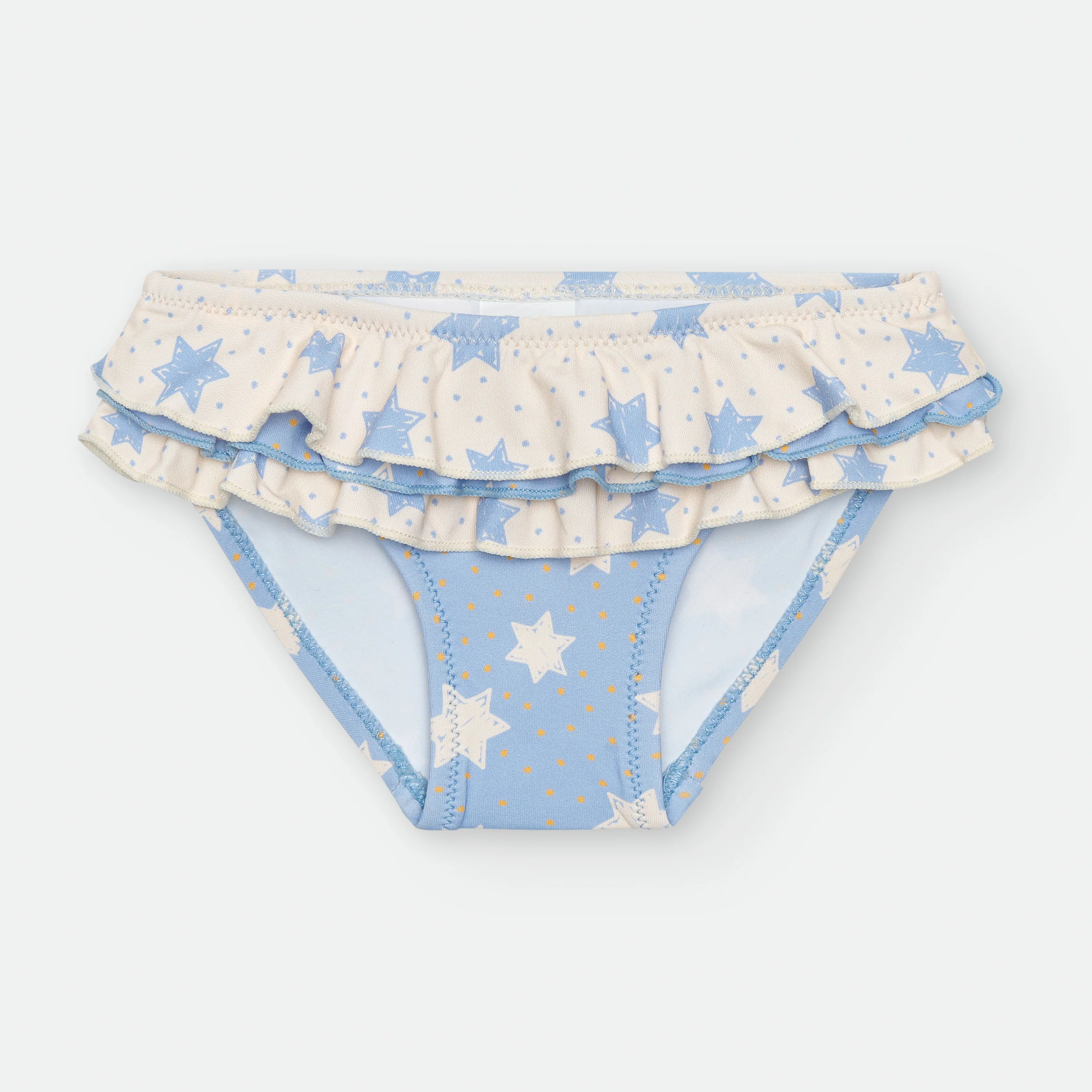 Waterlemon matchy Cueca de Praia - Piscina Estrelas com Folhos Menina