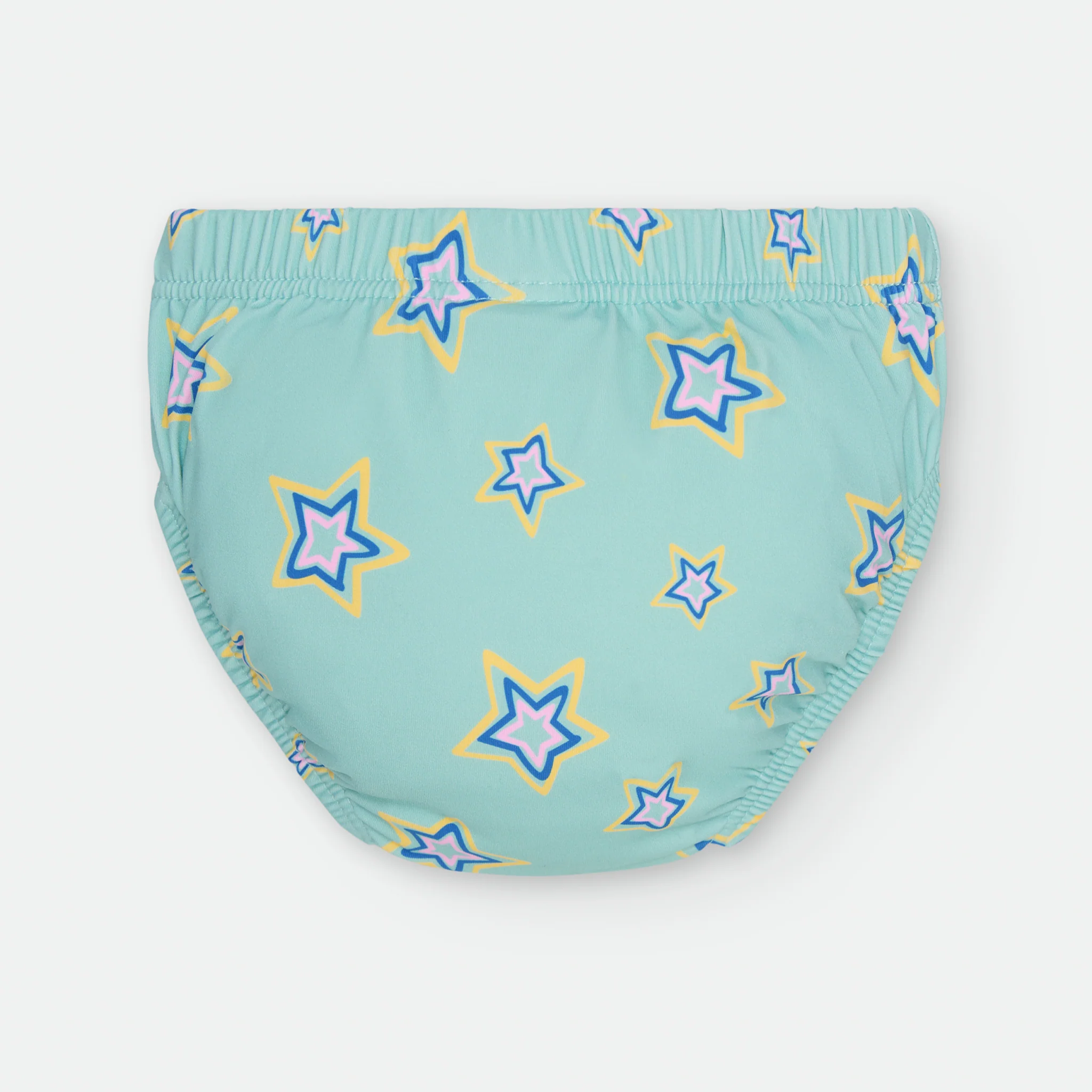 Waterlemon Cueca/Fralda de Praia - Piscina Turquesa com Estrelas - Image 2