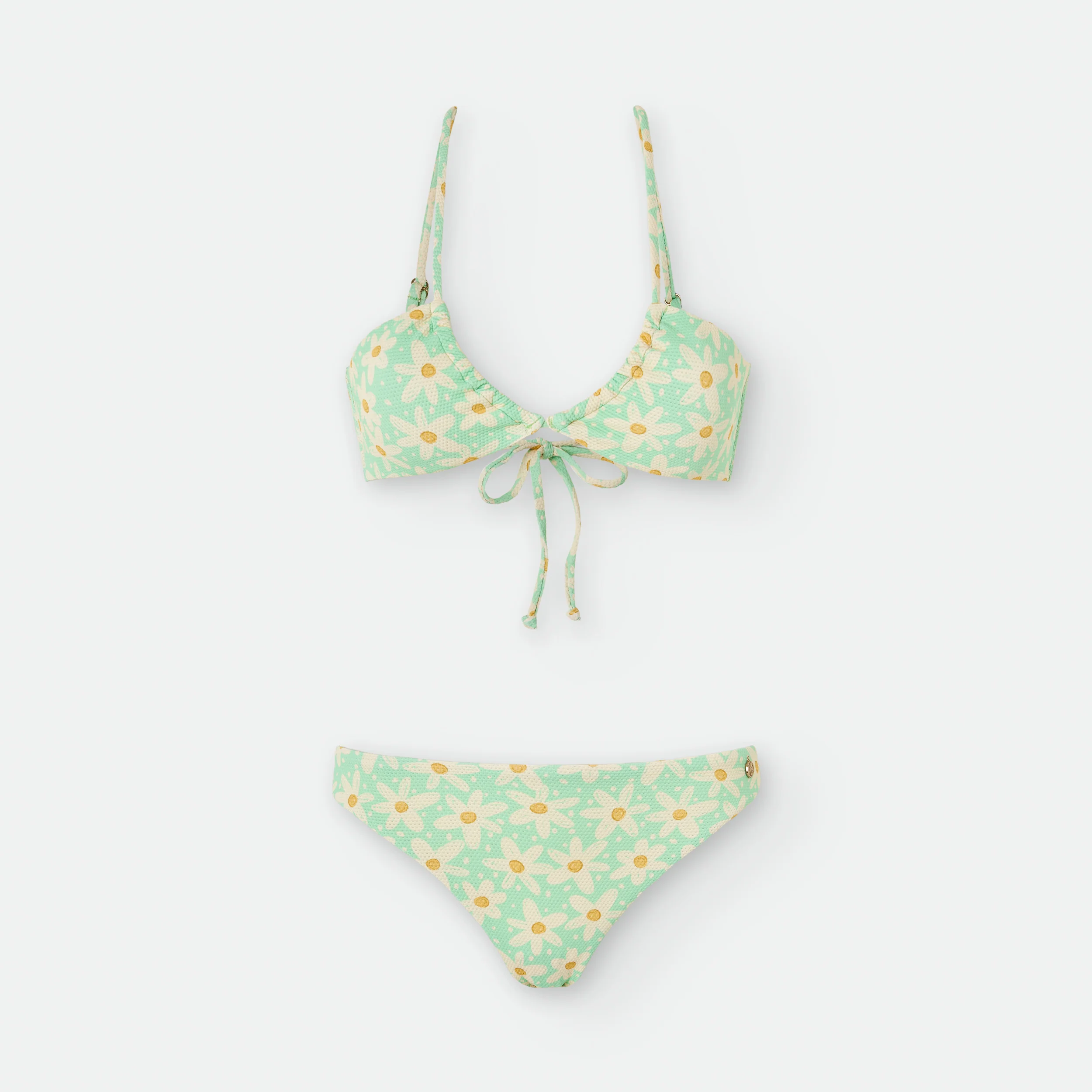 Waterlemon matchy Bikini praia adulto - Senhora Verde com flores