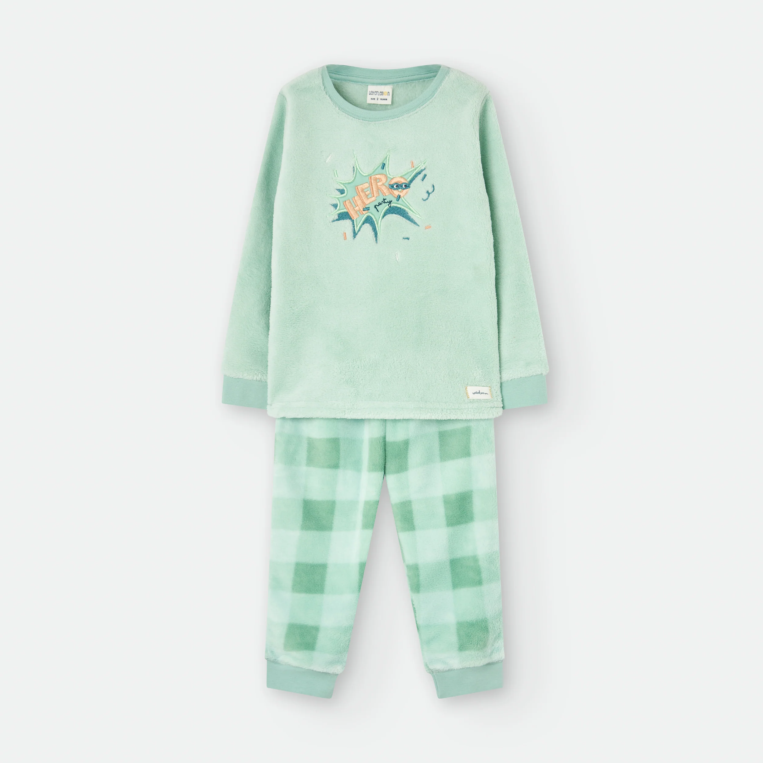 Waterlemon Pijama Polar Hero Verde