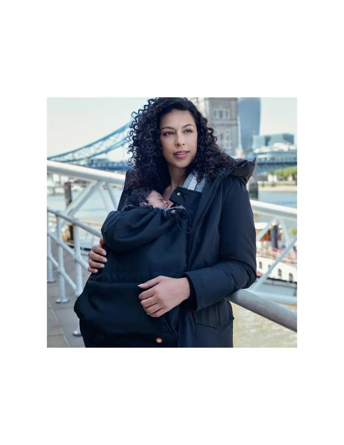 Capa Babywearing Wombat Chuva/ Vento Winter Cover - Image 2