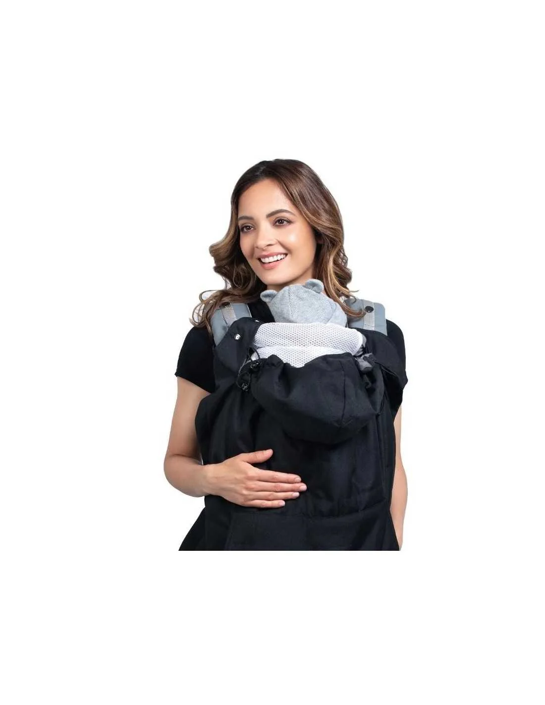 Capa Babywearing Wombat Chuva/ Vento Winter Cover - Image 3