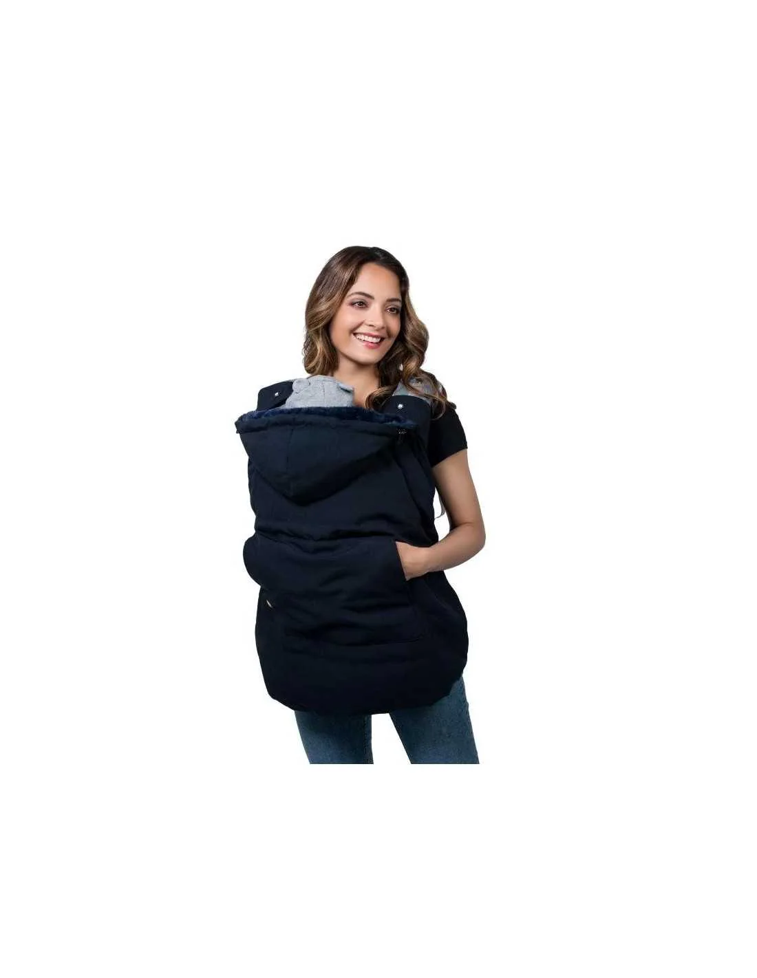 Capa Babywearing Wombat Chuva/ Vento Winter Cover - Image 4
