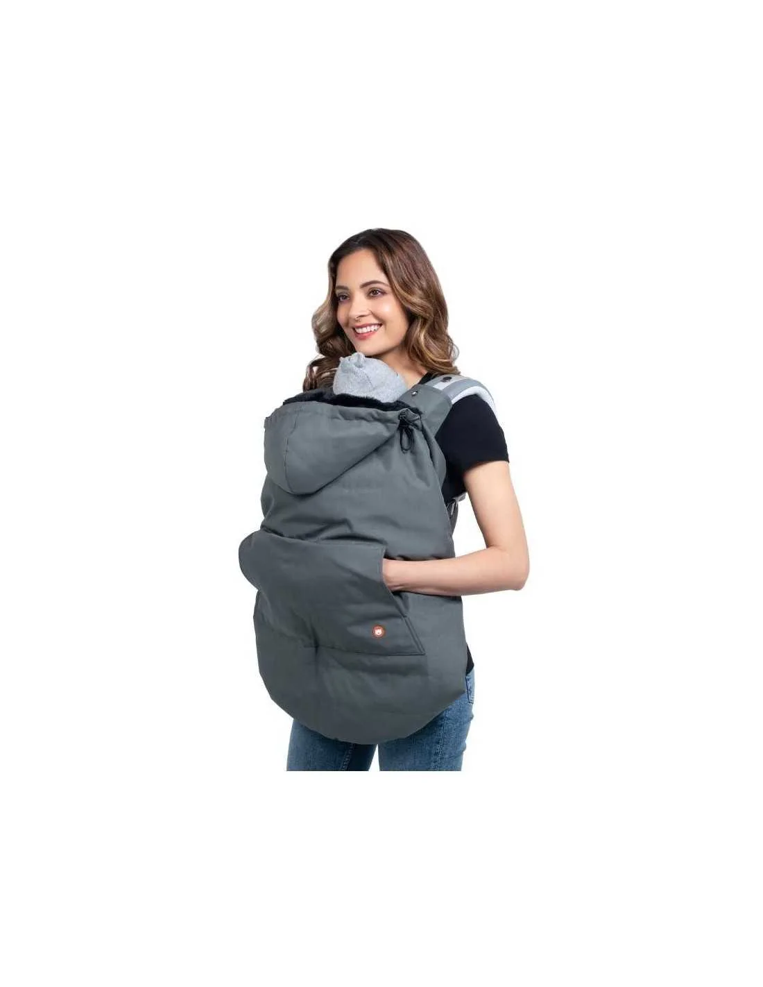 Capa Babywearing Wombat Chuva/ Vento Winter Cover - Image 7