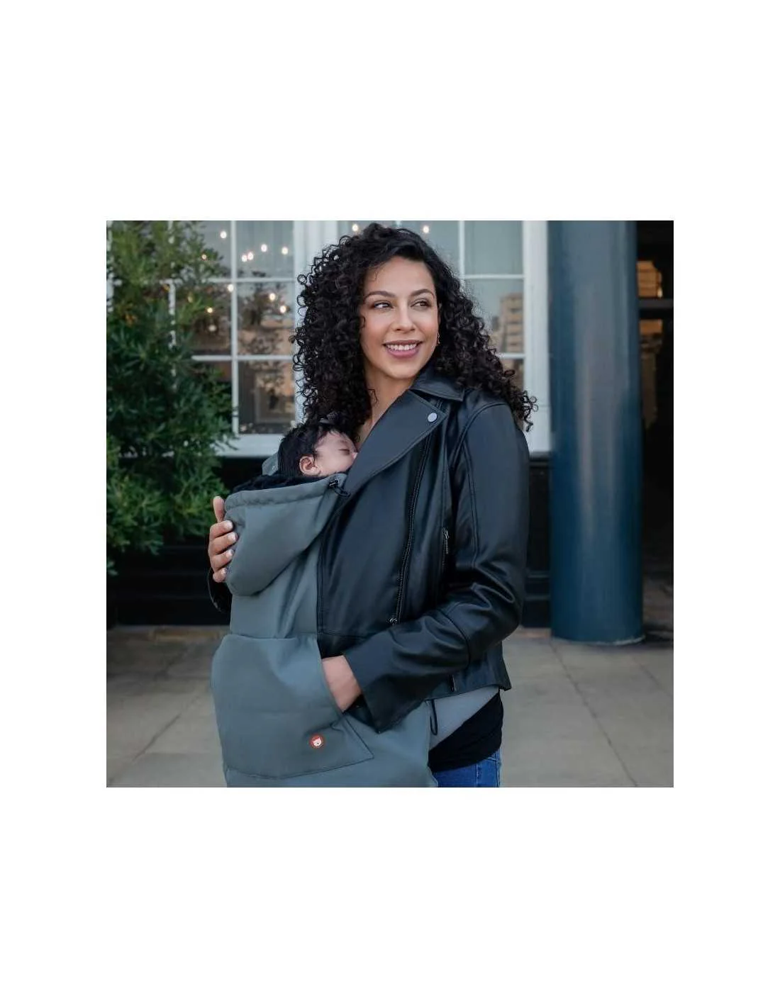 Capa Babywearing Wombat Chuva/ Vento Winter Cover - Image 8