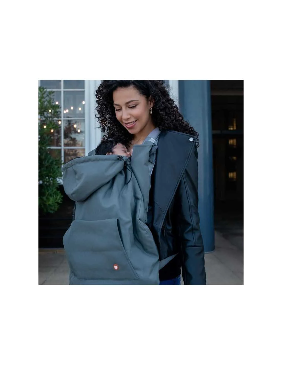 Capa Babywearing Wombat Chuva/ Vento Winter Cover - Image 9