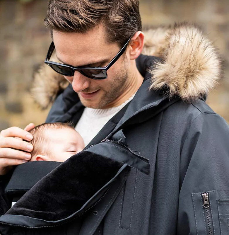 Wombat Casaco Babywearing Bandicoot Black & Grey