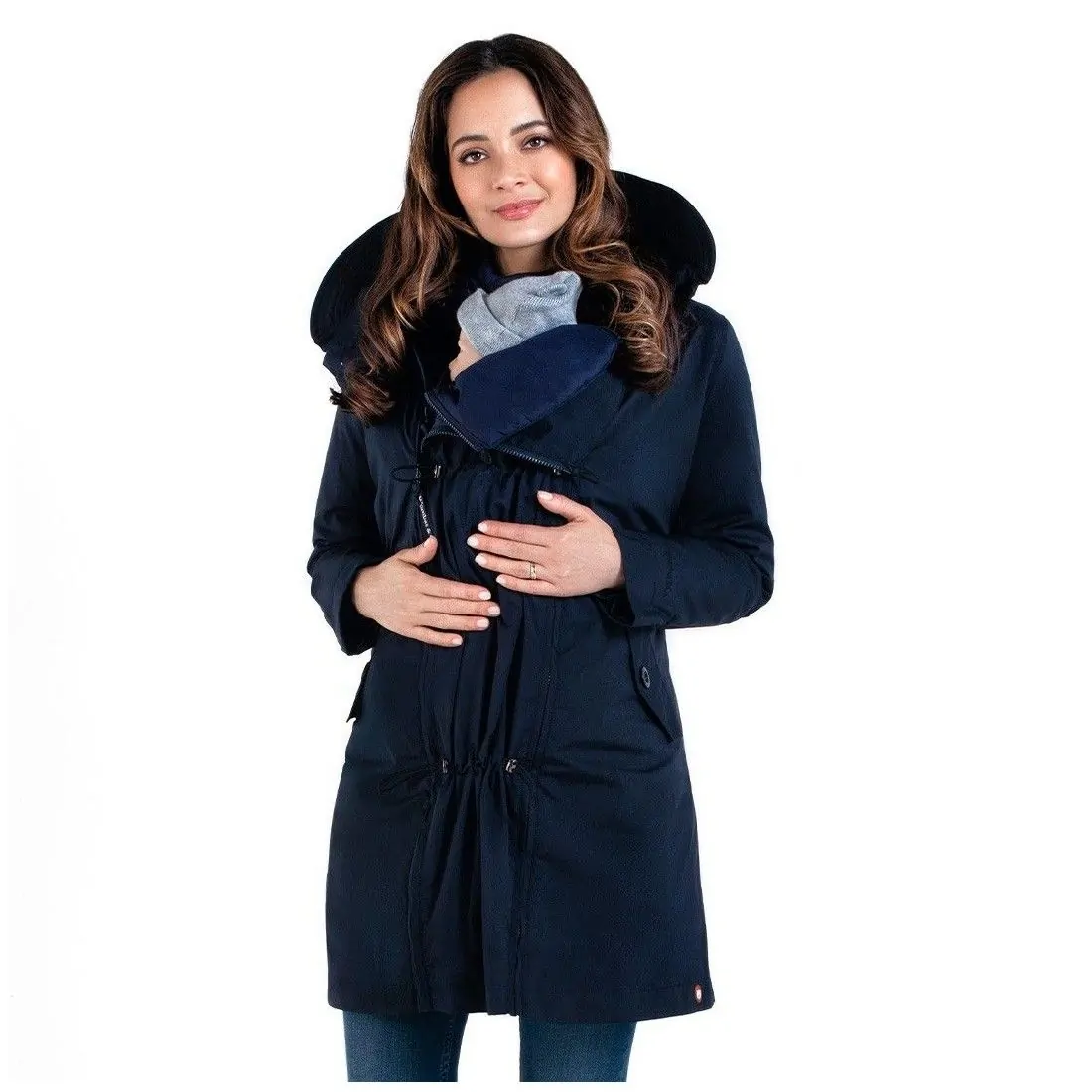 Wombat Casaco Babywearing Kowari Marinho - Image 10