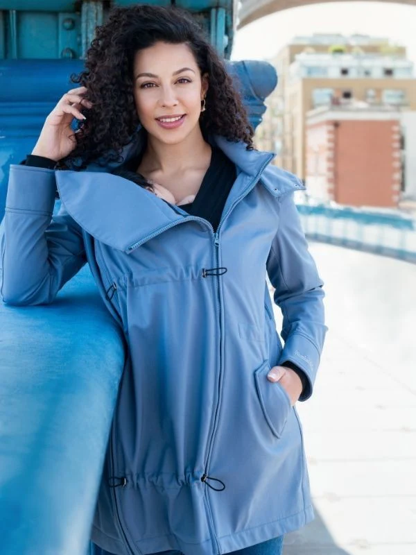 Wombat Casaco Babywearing Shell Blue - Image 8