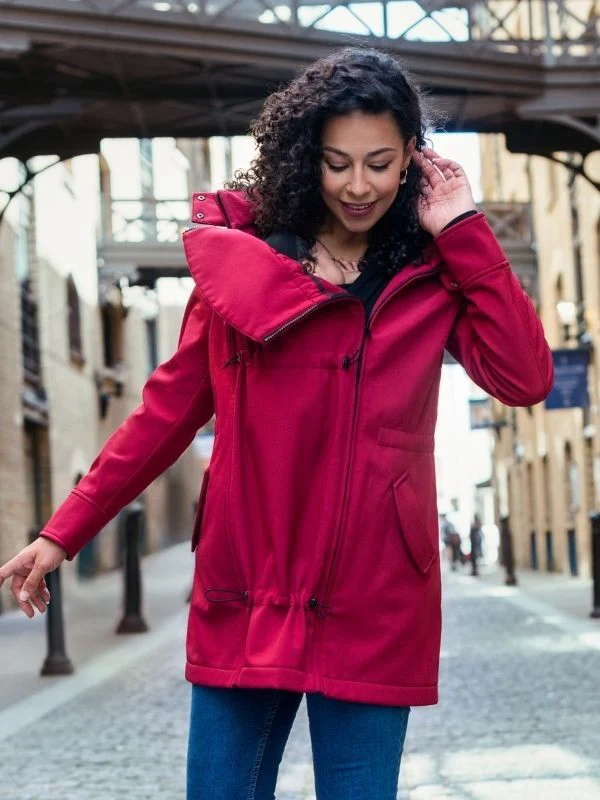 Wombat Casaco Babywearing Shell Red - Image 5