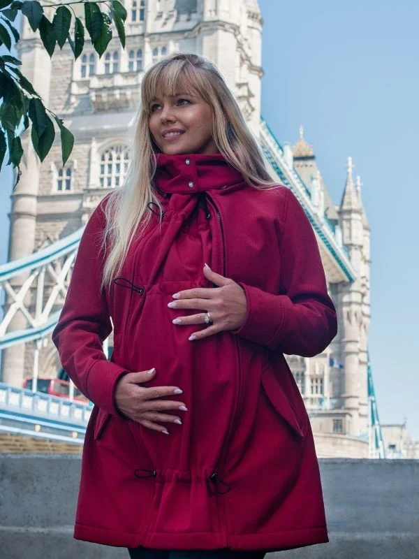 Wombat Casaco Babywearing Shell Red - Image 6