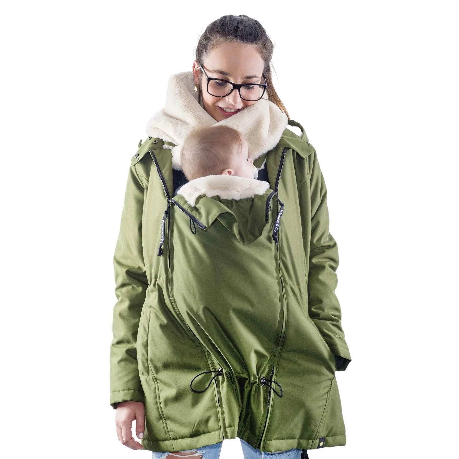 Wombat Casaco Babywearing Wallaby 2.0 Forest Green - Image 11