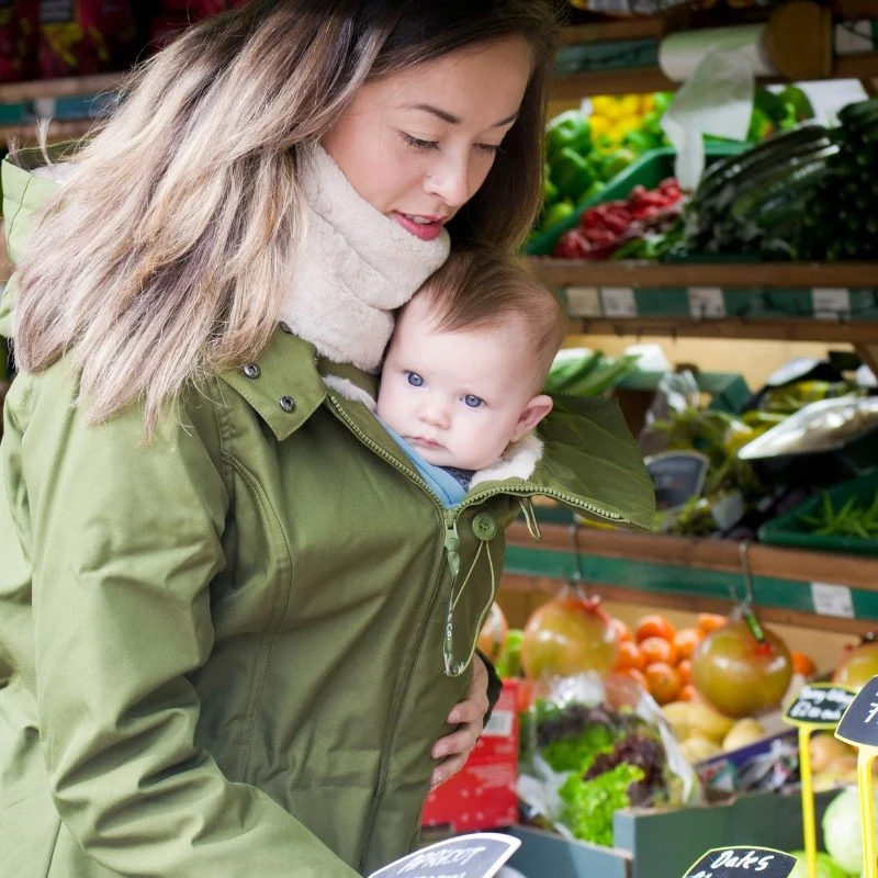 Wombat Casaco Babywearing Wallaby 2.0 Forest Green - Image 12