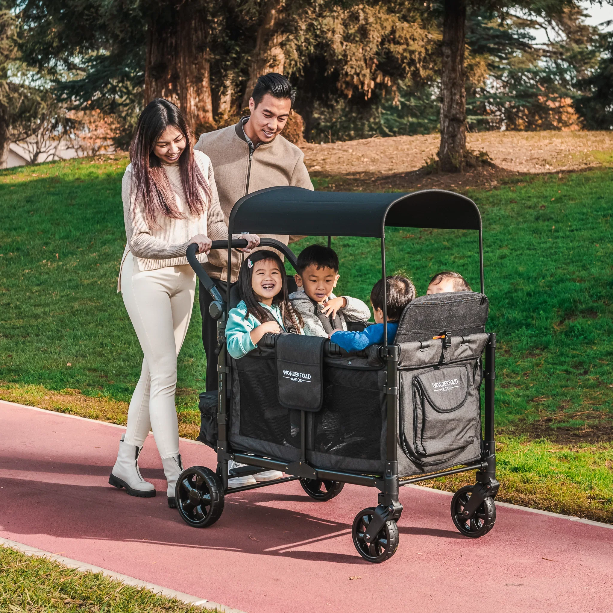 Wonderfold Wagon - Carrinho Vagon vagão - Serie W4 (empurrar) 4 crianças *por encomenda - Image 14