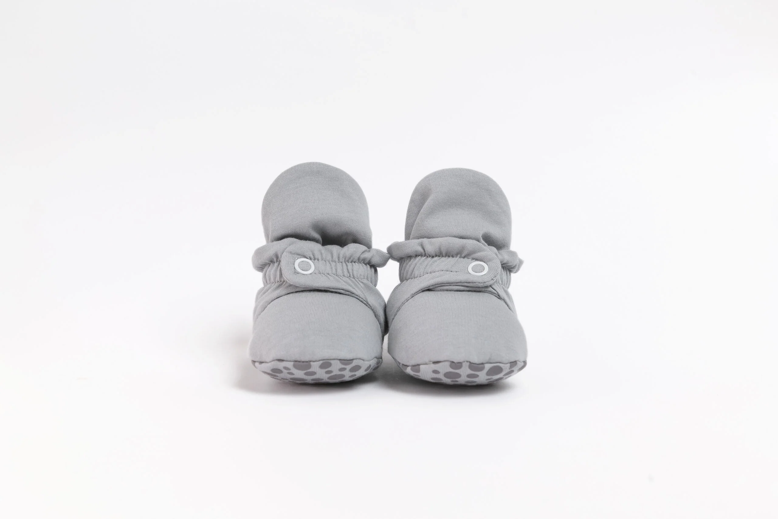 Zás Trás | Pantufa Botinhas Bebé Primavera Verão - Silver Macaron (Cinzento)
