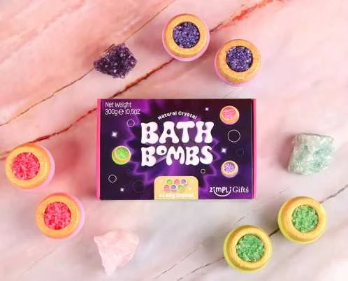 ZIMPLIKIDS Pack Presente 6 Bombas de Banho - Cristais