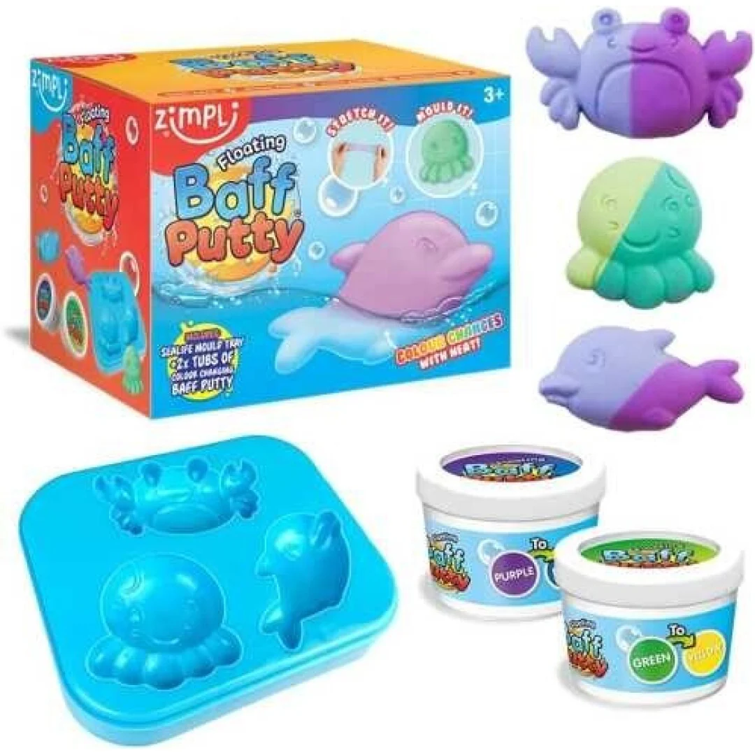 ZIMPLIKIDS Plasticina Flutuante Baff Putty